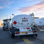 flocage adhésif citerne camion aéroport de Nice