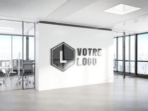 Lettres murales intérieures.