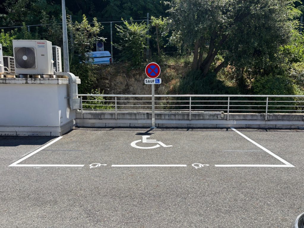 Création de place PMR Marquage au Sol Nice