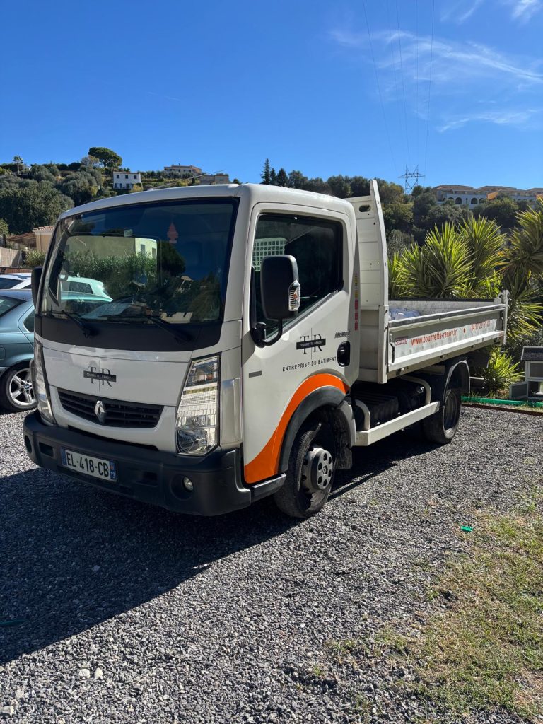 Flocage camion benne cagnes sur mer Villeneuve-Loubet